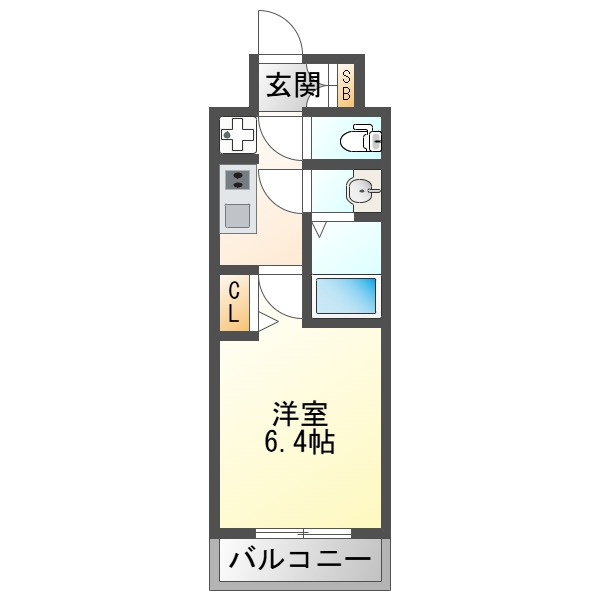 プレサンス西中島南方セレストの間取り