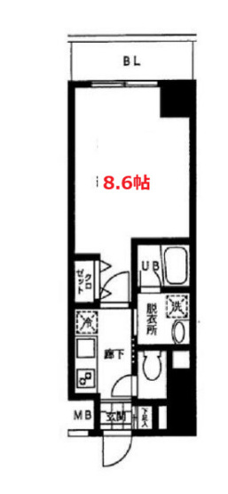 【間取り】 | バレーヌ大森山王 | 間取り