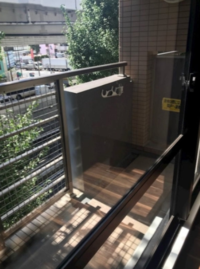 レジディア笹塚のバルコニー