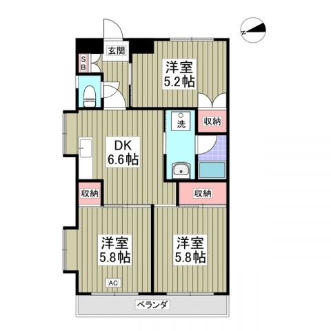 【間取り】 | 藤ハイツ