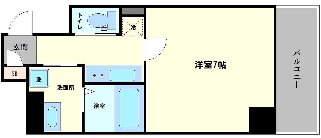 ArtizA森ノ宮D.Cの間取り