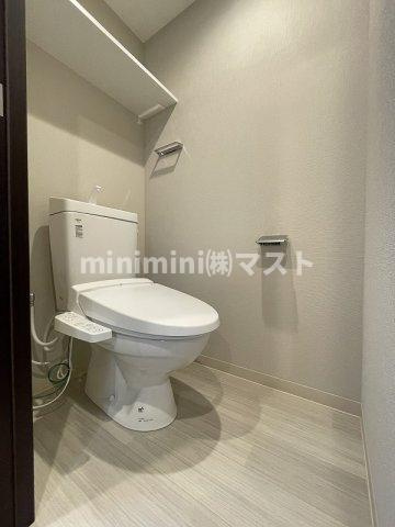 大阪市東成区中道２丁目の賃貸マンションのトイレ