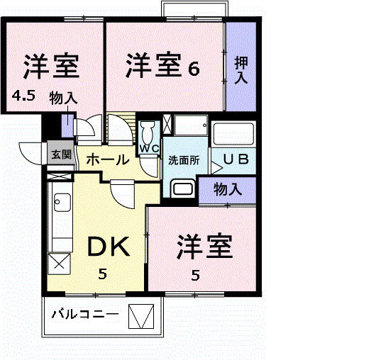パストラルＫの間取り