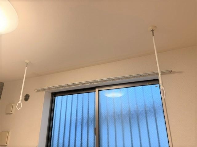 室内でも干せます