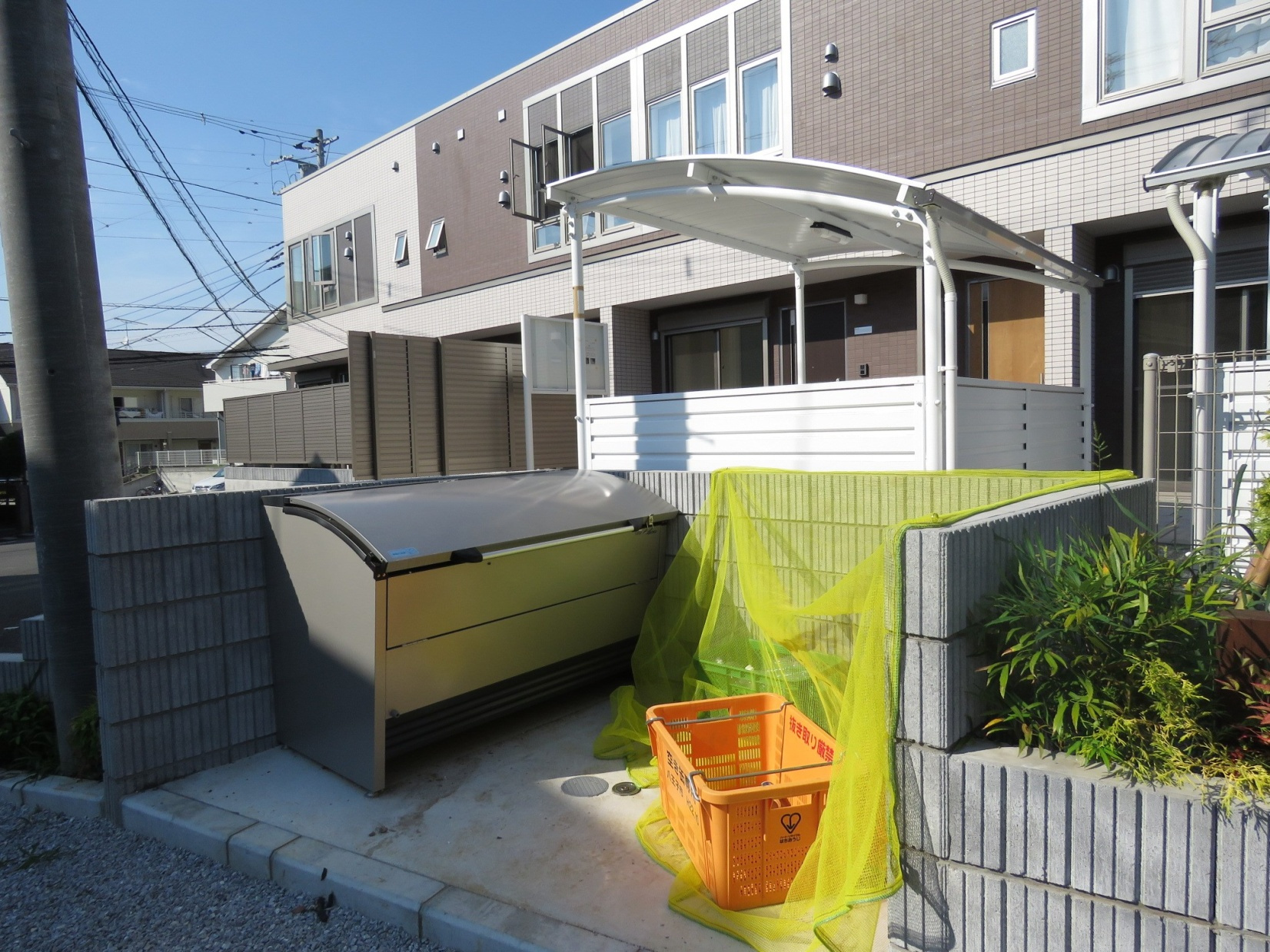 専用ゴミ置き場！