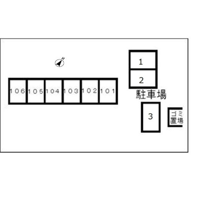 【区画図】 | アムール琴2(アムールコトツー)