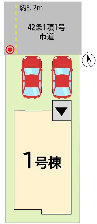 Bloom若松区浜町2丁目2期の区画図