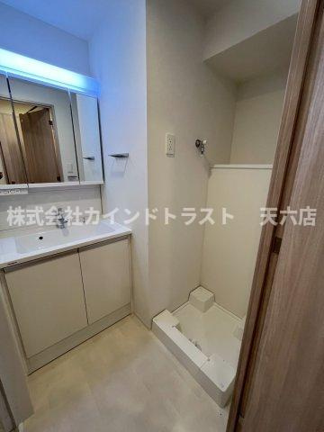 スプランディッド梅田グランノースの洗面所|コンパクトで使いやすい洗面所