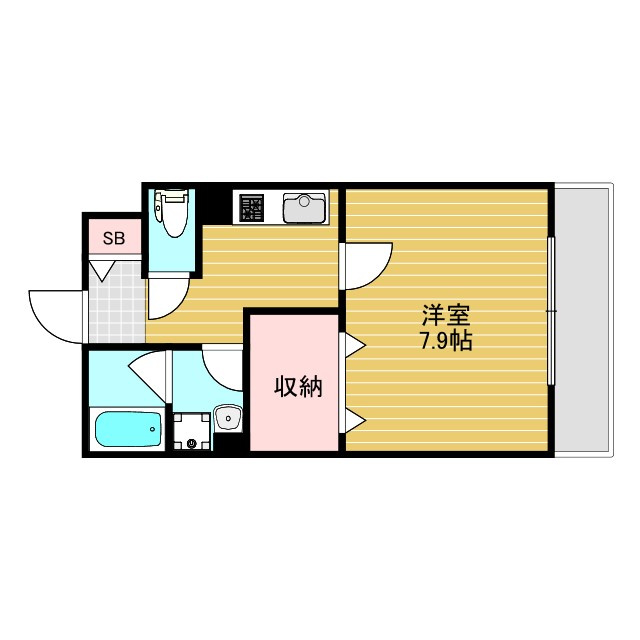 KTIレジデンス三国Ⅲの間取り