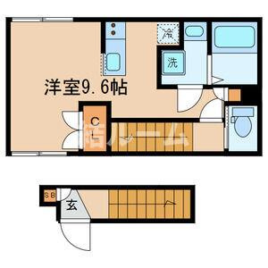 文京区目白台３丁目のアパートの間取り