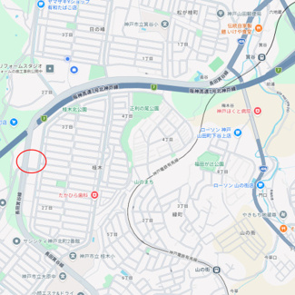 【地図】 | 神戸北町ソレアードコートC棟