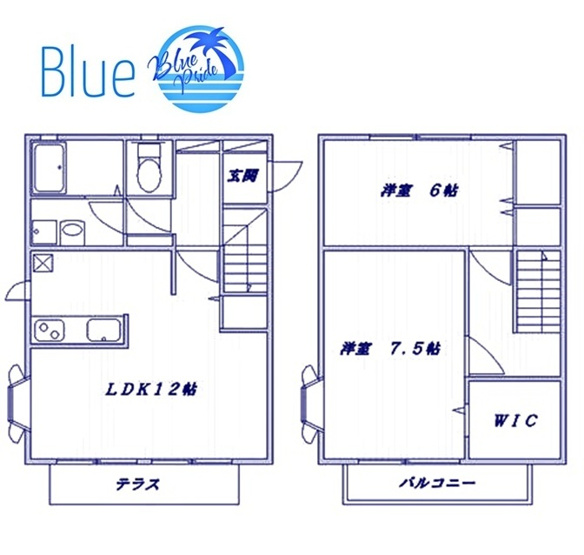 【間取り】 | ベルテラス南万騎が原Ａ棟