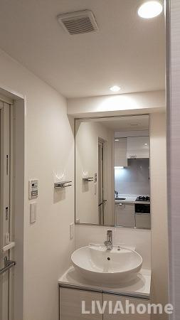 江東区深川２丁目の賃貸マンションの洗面所