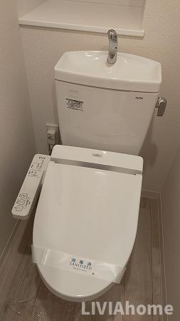 江東区深川２丁目の賃貸マンションのトイレ