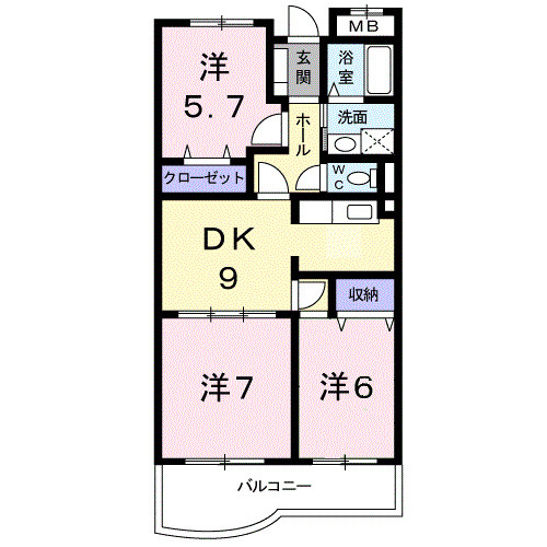 リバーシャトーの間取り