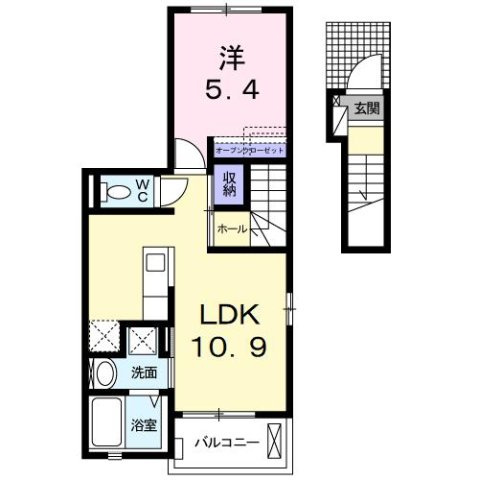 ドルチェ・Ｓの間取り