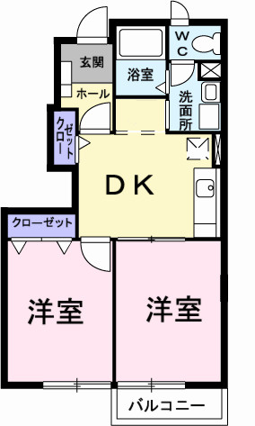 ボニートカーサＢの間取り
