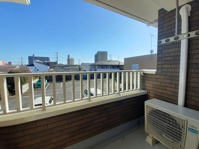キアラ水戸のバルコニー|バルコニー付きです