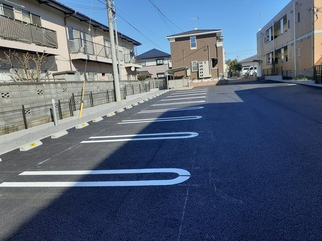 キアラ水戸の駐車場|駐車場完備です
