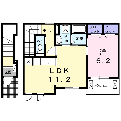 キアラ水戸の間取り