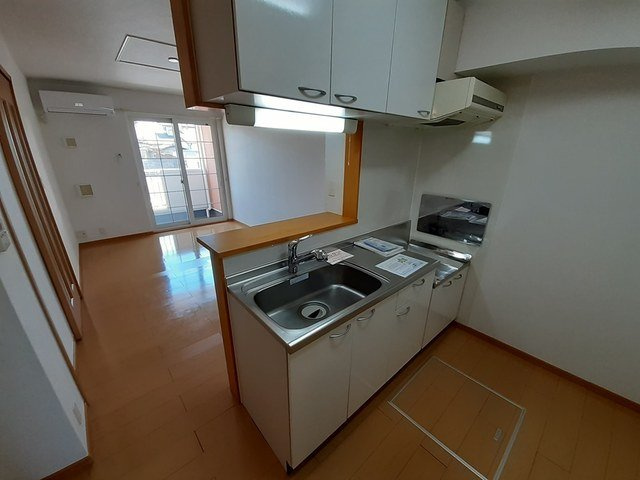 ファシネィション３１１９のキッチン|コンパクトなキッチンで掃除もラクラク