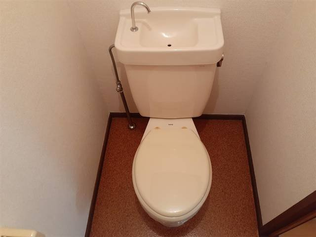 森谷コーポのトイレ|トイレもきれいです