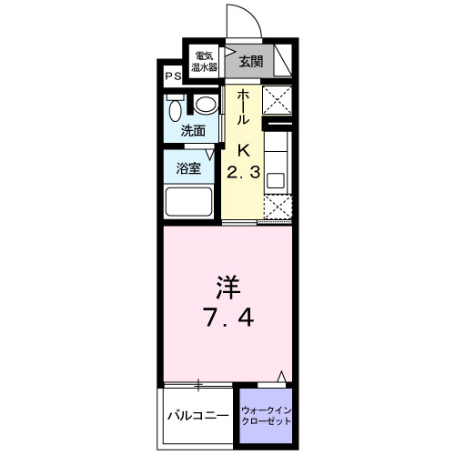 クオーレ　メグの間取り