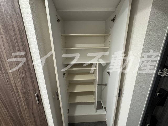 アドバンス大阪メルディアの収納|専用の収納スペースです