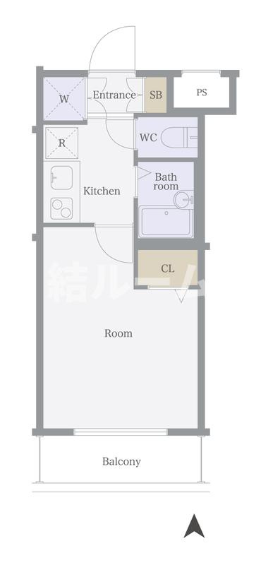 練馬区豊玉北３丁目の賃貸マンションの間取り