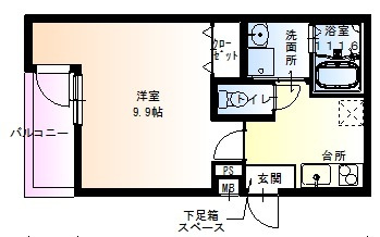フジパレス若江岩田Ⅱ番館の間取り