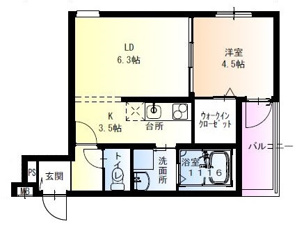 フジパレス花園Ⅰ番館の間取り