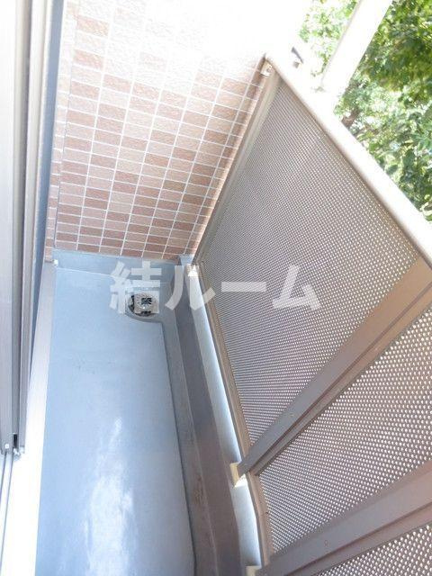 中野区大和町２丁目の賃貸マンションのバルコニー
