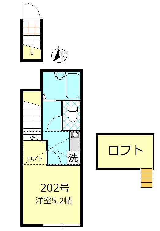 レジデンツ赤羽の間取り