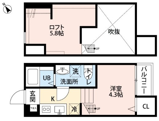 Lafloreの間取り
