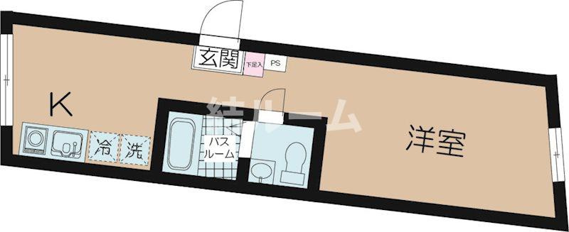 豊島区要町３丁目の賃貸マンションの間取り