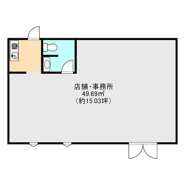 安城市桜井町桜井　新築　貸店舗・事務所の間取り