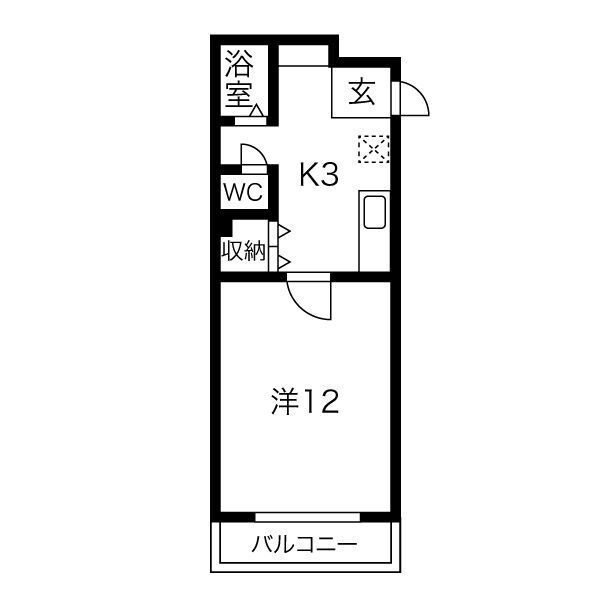 Palette T2の間取り