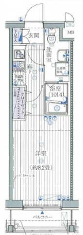 プレール・ドゥーク横浜WESTの間取り