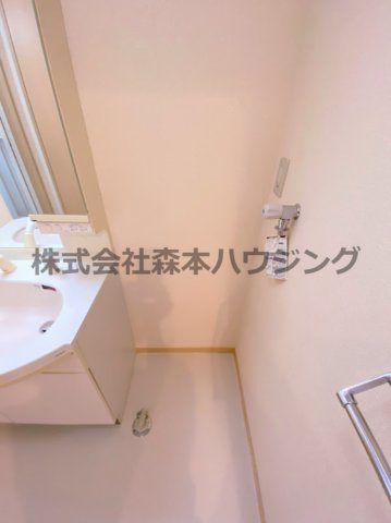 【設備】 | 　シャーメゾン岡山B棟 | 室内洗濯機置き場です