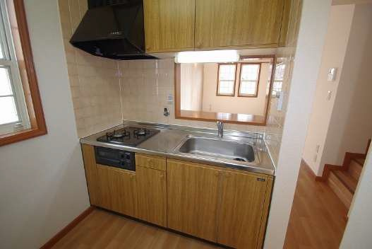 西宮市瓦林町のアパートのキッチン