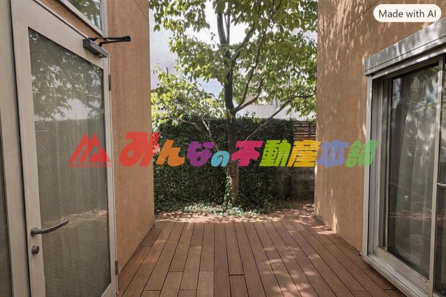 久留米市日吉町の中古一戸建の庭|バーベキューも可能な中庭になります。