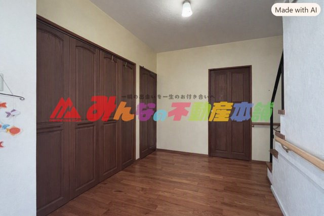 久留米市日吉町の中古一戸建の玄関|空間の魅力をより正確にお伝えするため、AIにて家財を除去したイメージ画像を使用しています。現況は内覧にてご確認ください。