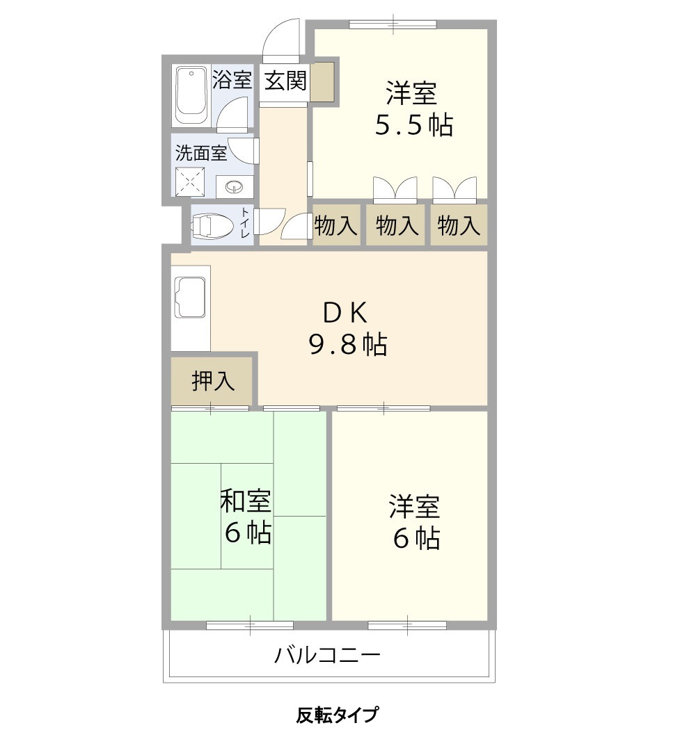 ノーブルヴィサージュ朝霞台の間取り