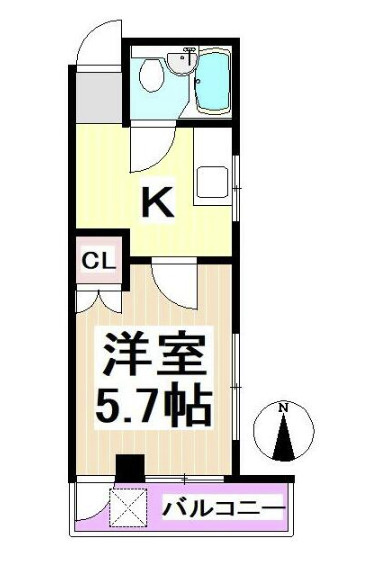 宮沢ハイツの間取り