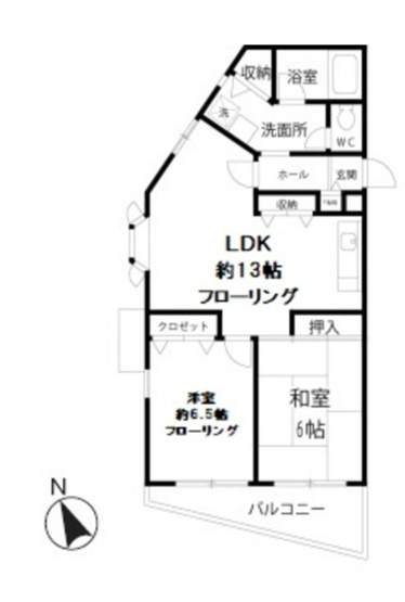 【間取り】 | ユリシーズ浜田山