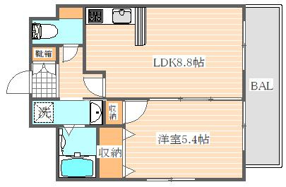 シティライフ博多駅南の間取り|人気のLDKタイプです！