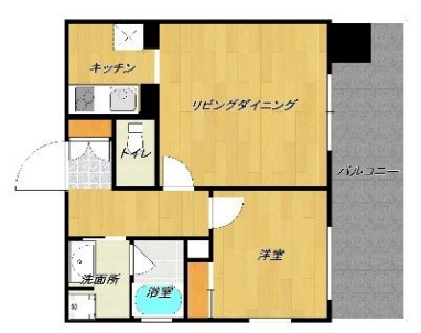 カルム吉塚の間取り|使いやすい間取りです。
