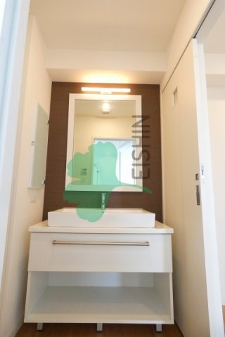 カルム吉塚の洗面所|シンプルで使いやすい洗面台です！