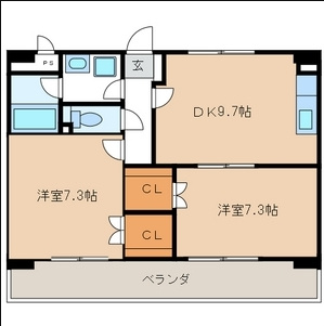 ラフォレルアンテンヌの間取り|使いやすい間取りです。