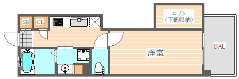 アクタス博多Ｖタワー(アクタス博多ブイタワー)の間取り|使いやすい間取りです。